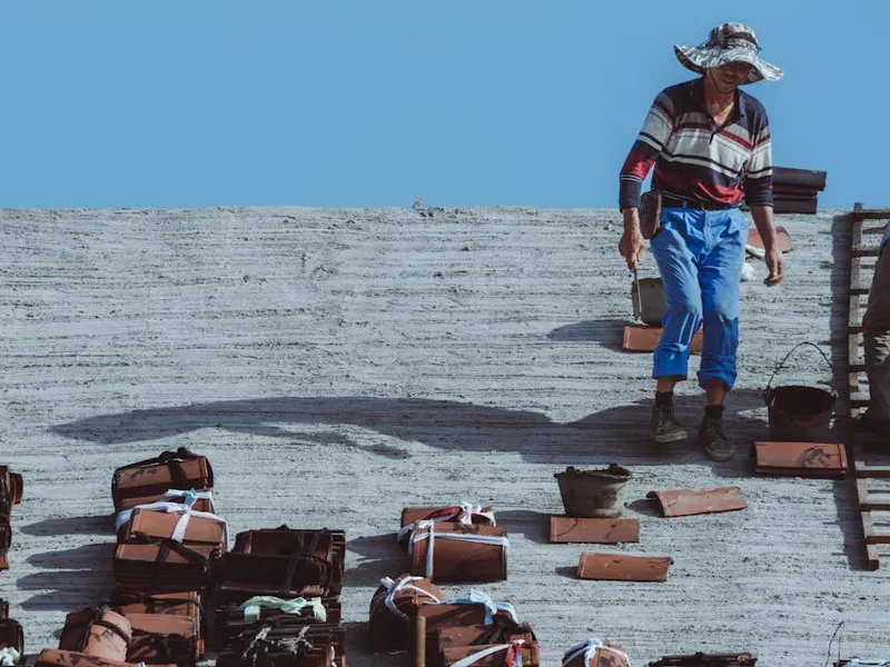 roof repair project completed